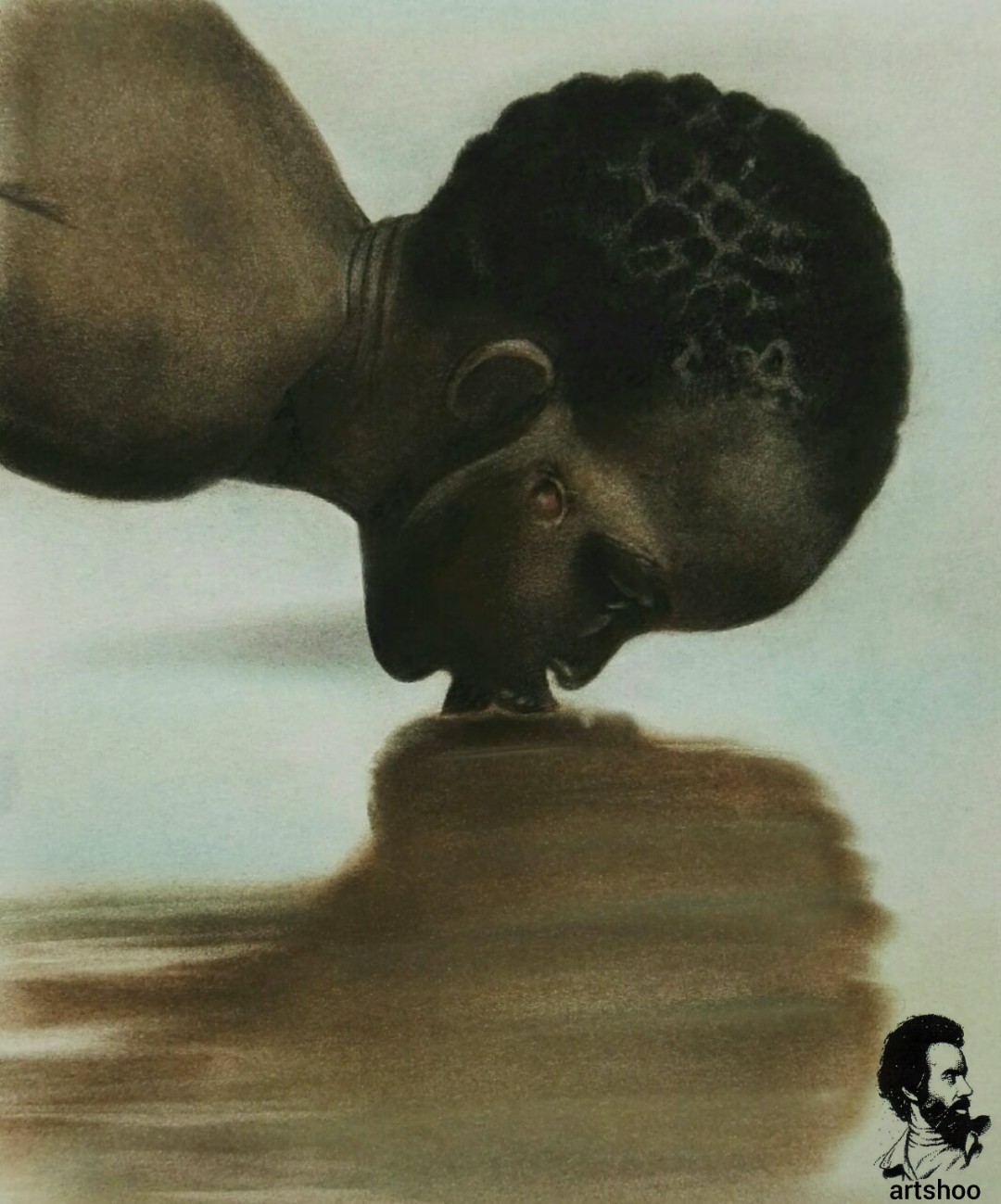 نقاشی پاستل اورژینال